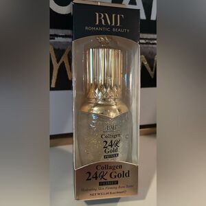 Romantic Beauty 24K Gold Collagen Primer hydrating Rose scent primer NWT